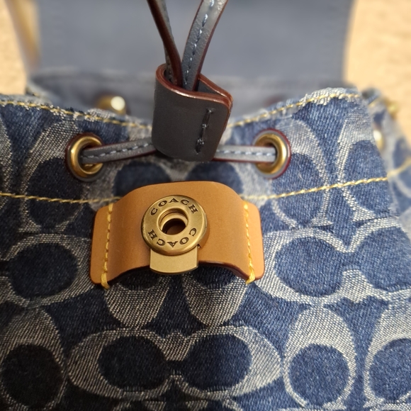 Coach Riya Backpack 21 in Signature Denim - Picture 8 of 15